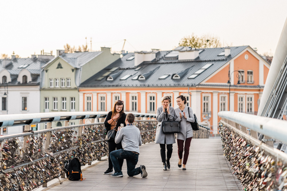 Where to propose in Cracow Kladka