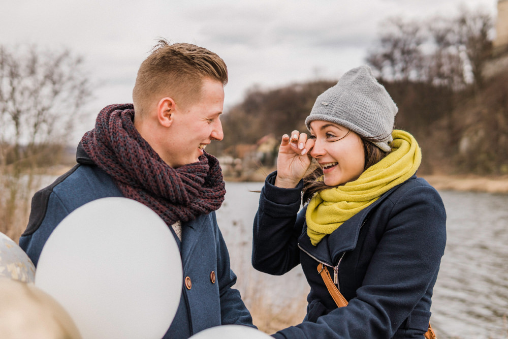 surprise proposal photographer Cracow