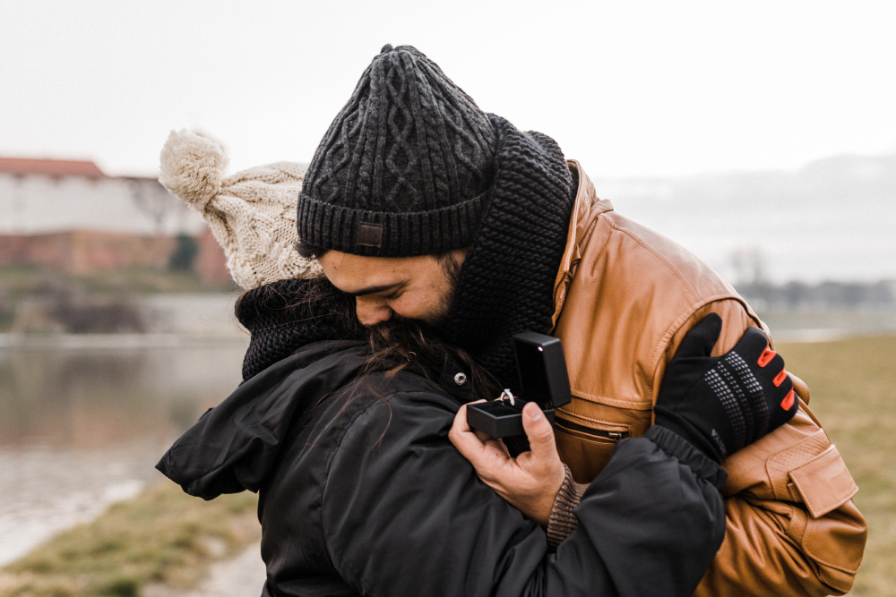 surprise proposal in Cracow with a view