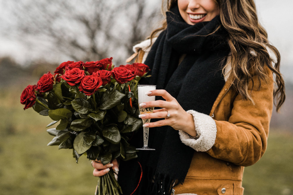 surprise proposal photographer in Cracow