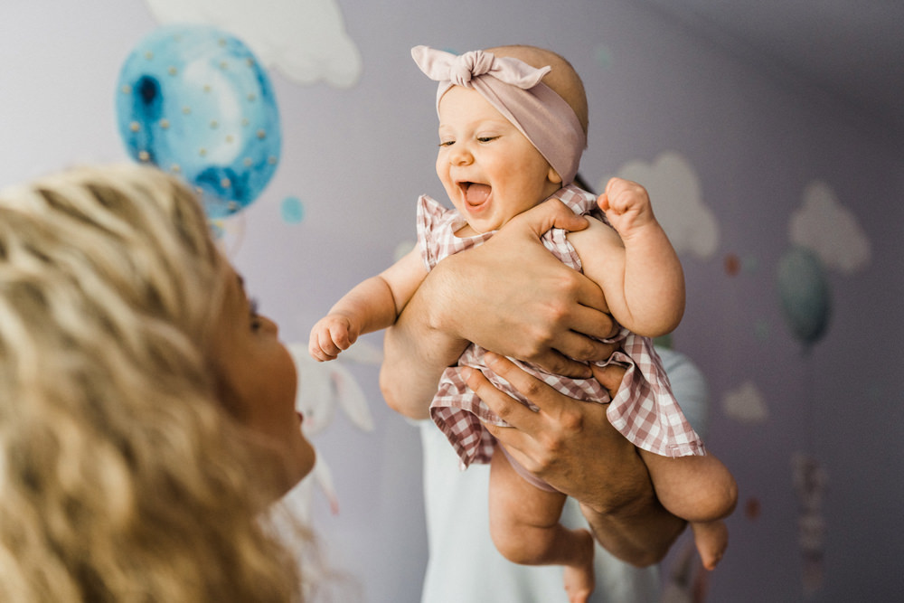 rodzinna sesja domowa krakow fotograf