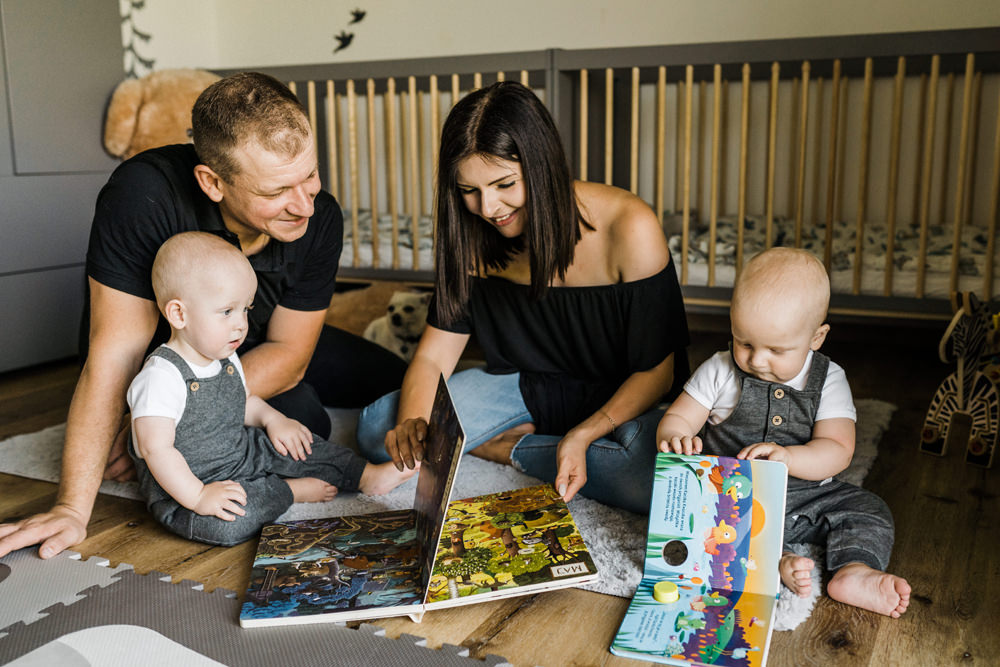 rodzinna sesja domowa krakow fotograf